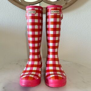 Special Edition Gingham Print Hunter Boots